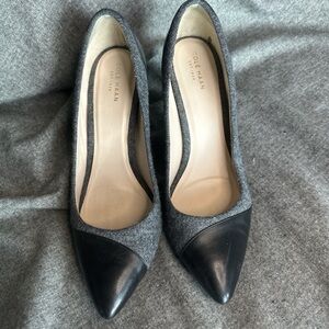 Cole Haan Women's Black and Gray Heels